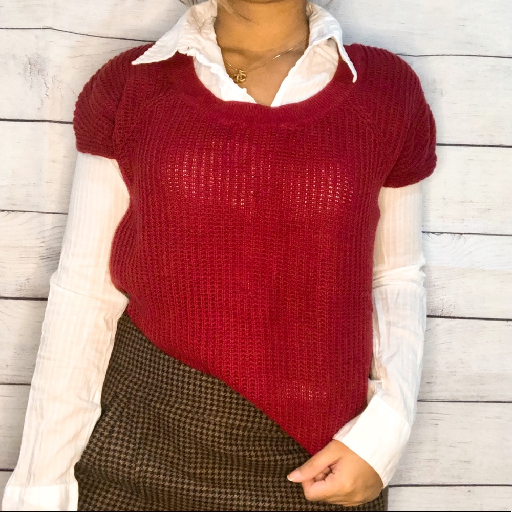 ♥️ red short sleeve top ♥️